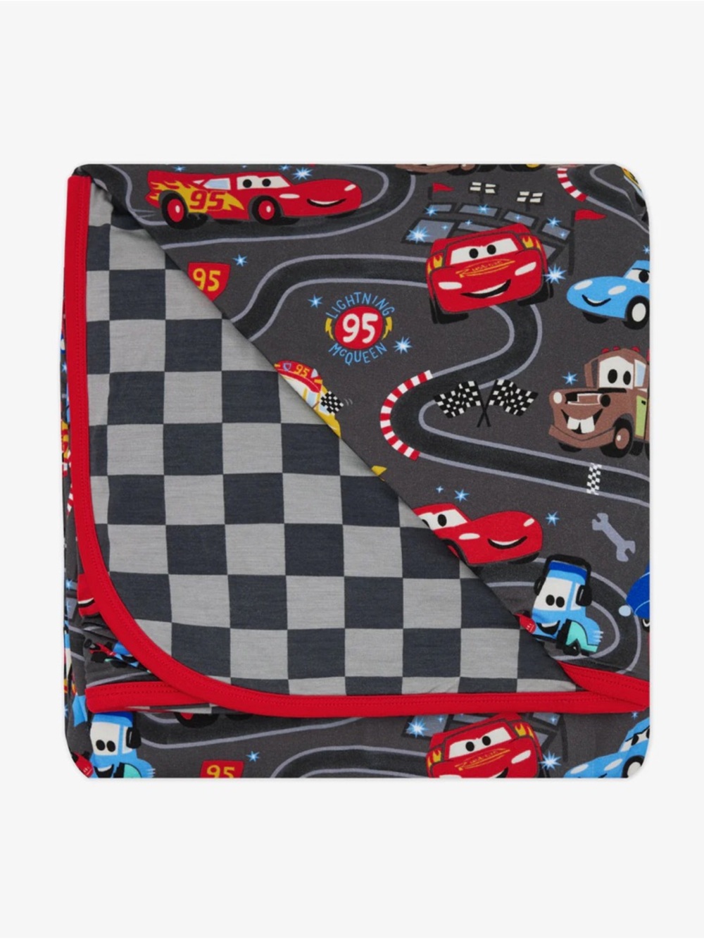 🆕 NIB Little Sleepies Pixar Cars Piston Cup Large Cloud Blanket®